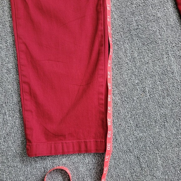 Penguin Munsingwear men's chino pants burgundy wine red 36 x 32 business casual - Picture 14 of 16